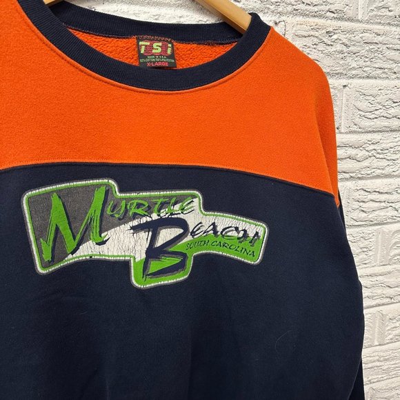 Vintage 90s Myrtle Beaches Pullover Sweatshirt XL - Picture 4 of 5